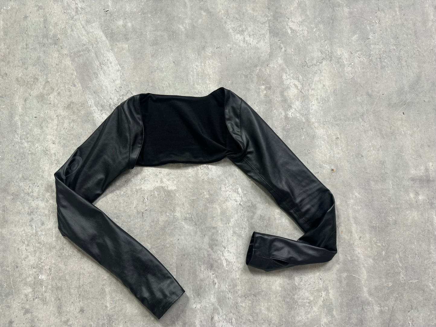 Midnight shrug sleeves